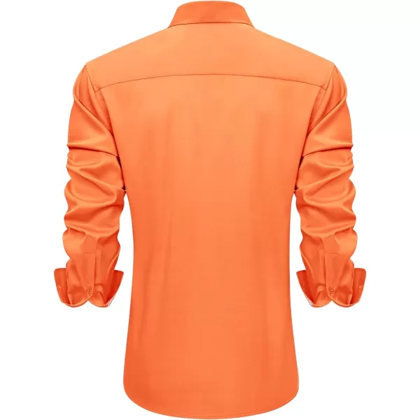 J.VER Men's Casual Long Sleeve Stretch Dress Shirt Wrinkle-Free Regular Fit Button Down Shirts