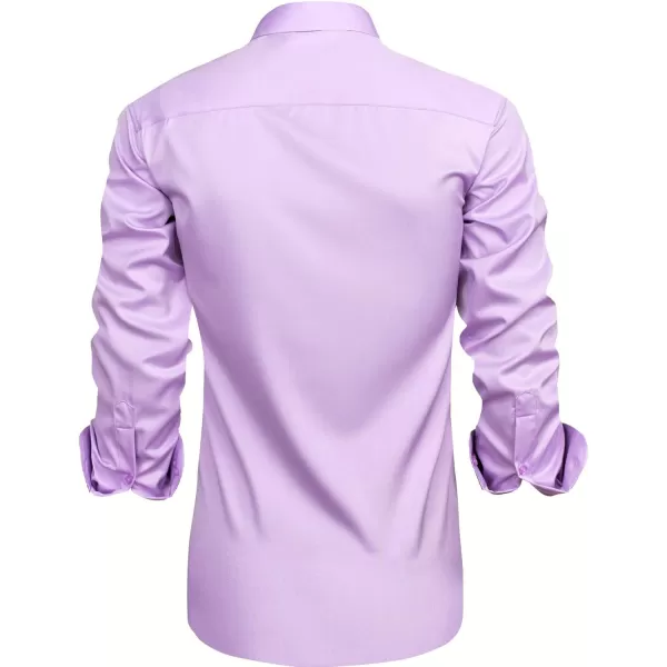 J.VER Men's Casual Long Sleeve Stretch Dress Shirt Wrinkle-Free Regular Fit Button Down Shirts