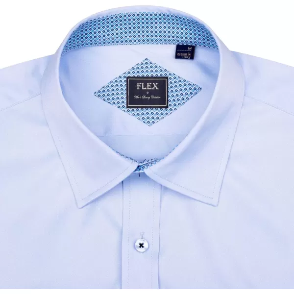J.VER Men's Casual Long Sleeve Stretch Dress Shirt Wrinkle-Free Regular Fit Button Down Shirts