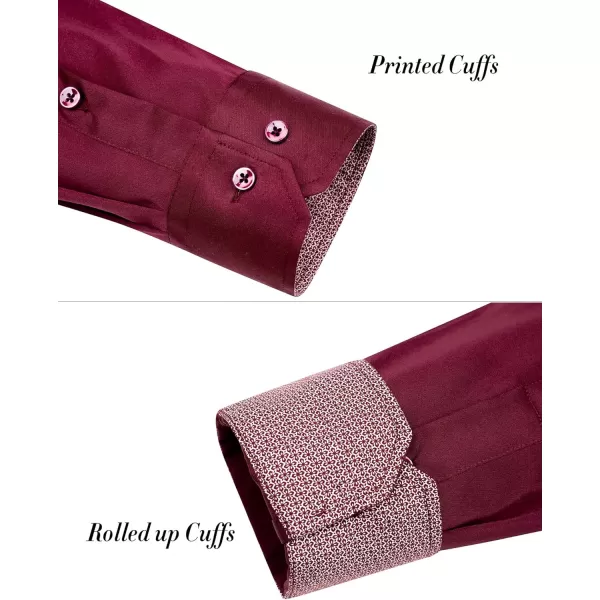 J.VER Men's Casual Long Sleeve Stretch Dress Shirt Wrinkle-Free Regular Fit Button Down Shirts