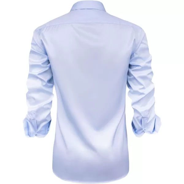 J.VER Men's Casual Long Sleeve Stretch Dress Shirt Wrinkle-Free Regular Fit Button Down Shirts