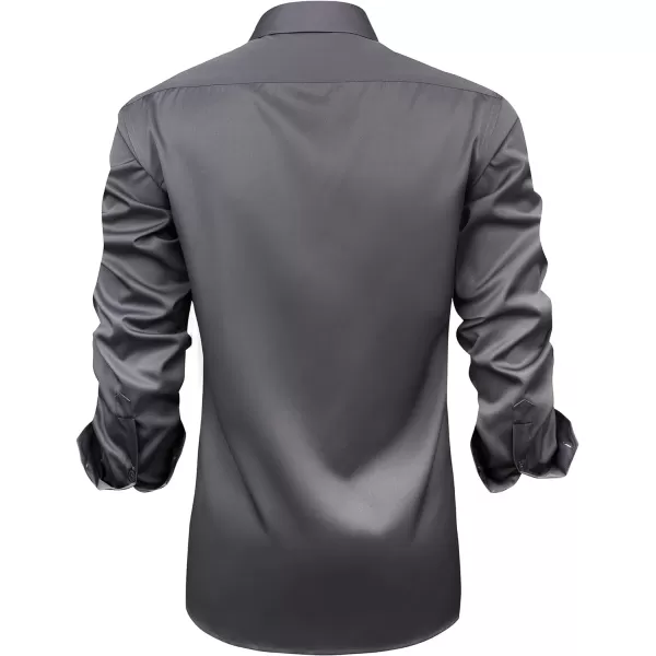 J.VER Men's Casual Long Sleeve Stretch Dress Shirt Wrinkle-Free Regular Fit Button Down Shirts