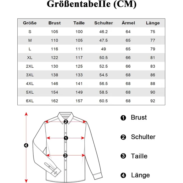 J.VER Men's Casual Long Sleeve Stretch Dress Shirt Wrinkle-Free Regular Fit Button Down Shirts