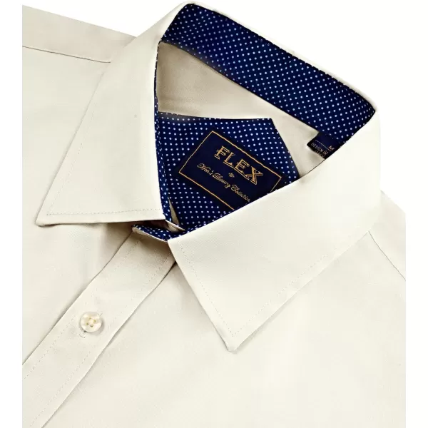 J.VER Men's Casual Long Sleeve Stretch Dress Shirt Wrinkle-Free Regular Fit Button Down Shirts