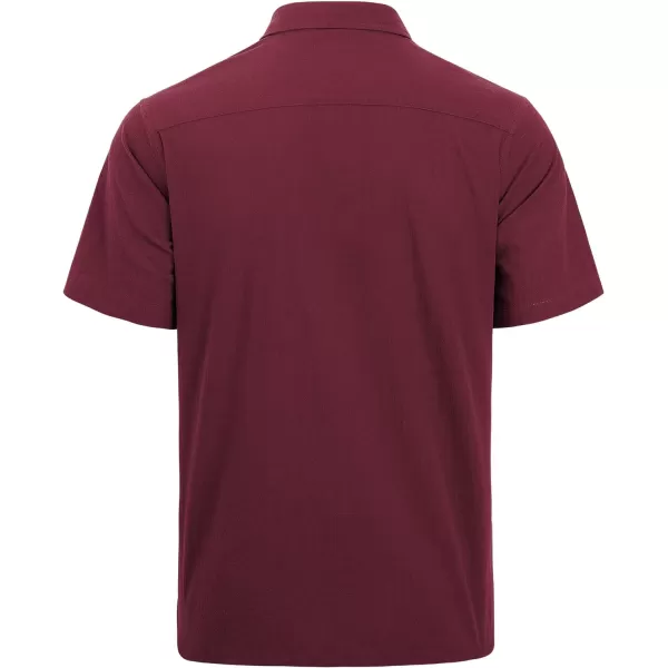 J.VER Men's Cotton Linen Short Sleeve Shirts Casual Lightweight Button Down Shirts Vacation Beach Summer Tops with Pocket
