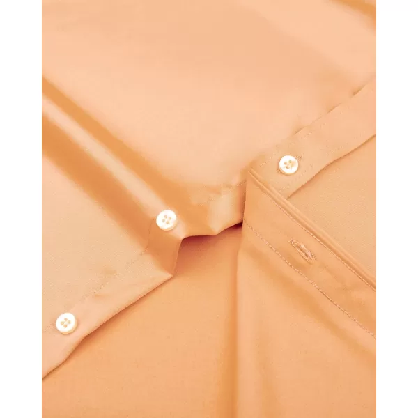 J.VER Men's Dress Shirts Solid Long Sleeve Stretch Wrinkle-Free Formal Shirt Business Casual Button Down Shirts
