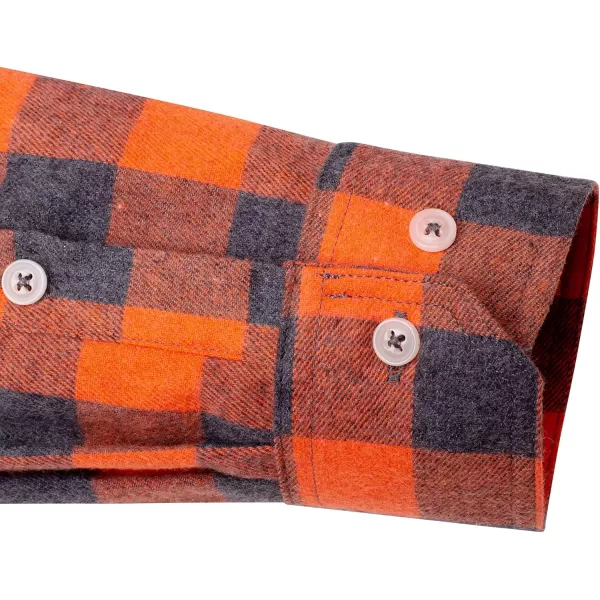 J.VER Men's Flannel Plaid Shirts Long Sleeve Regular Fit Casual Button Down Shirt