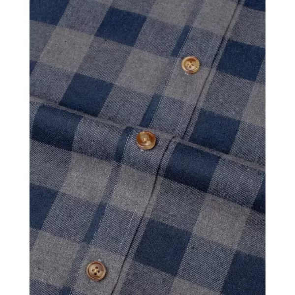 J.VER Men's Flannel Plaid Shirts Long Sleeve Regular Fit Casual Button Down Shirt