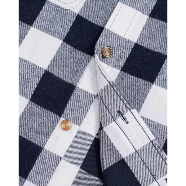 J.VER Men's Flannel Plaid Shirts Long Sleeve Regular Fit Casual Button Down Shirt