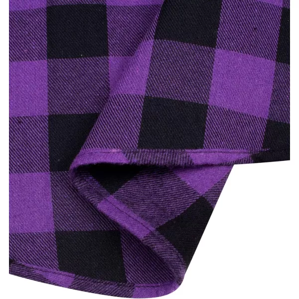 J.VER Men's Flannel Plaid Shirts Long Sleeve Regular Fit Casual Button Down Shirt