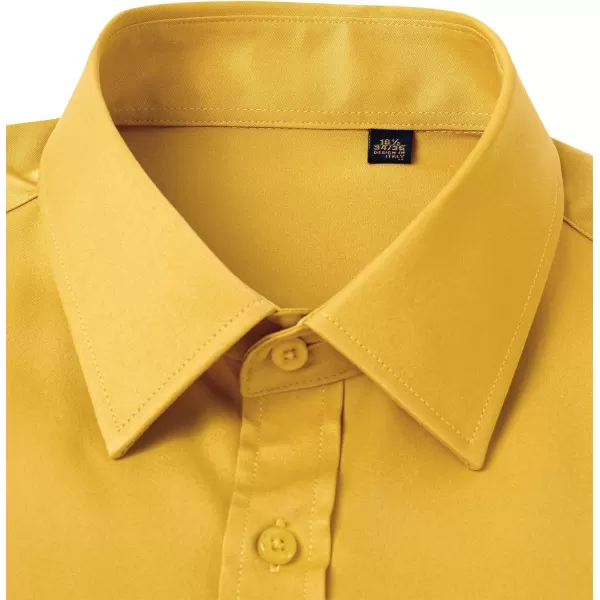 J.VER Men's French Cuff Dress Shirts Regular Fit Long Sleeve Spread Collar Metal Cufflink