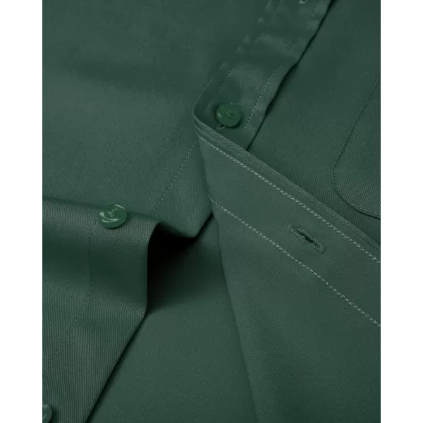 J.VER Men's French Cuff Dress Shirts Regular Fit Long Sleeve Spread Collar Metal Cufflink
