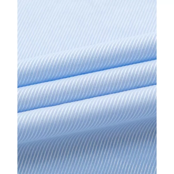 J.VER Men's French Cuff Dress Shirts Regular Fit Long Sleeve Spread Collar Metal Cufflink