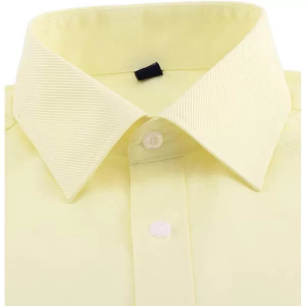 J.VER Men's French Cuff Dress Shirts Regular Fit Long Sleeve Spread Collar Metal Cufflink