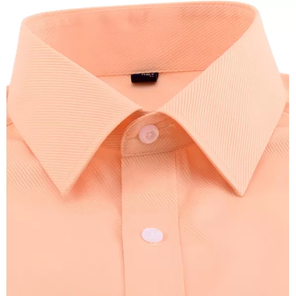 J.VER Men's French Cuff Dress Shirts Regular Fit Long Sleeve Spread Collar Metal Cufflink