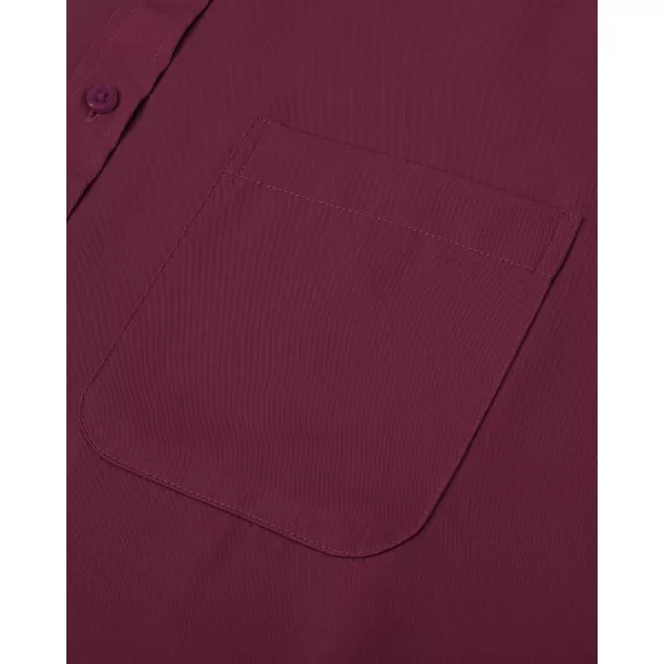J.VER Men's French Cuff Dress Shirts Regular Fit Long Sleeve Spread Collar Metal Cufflink