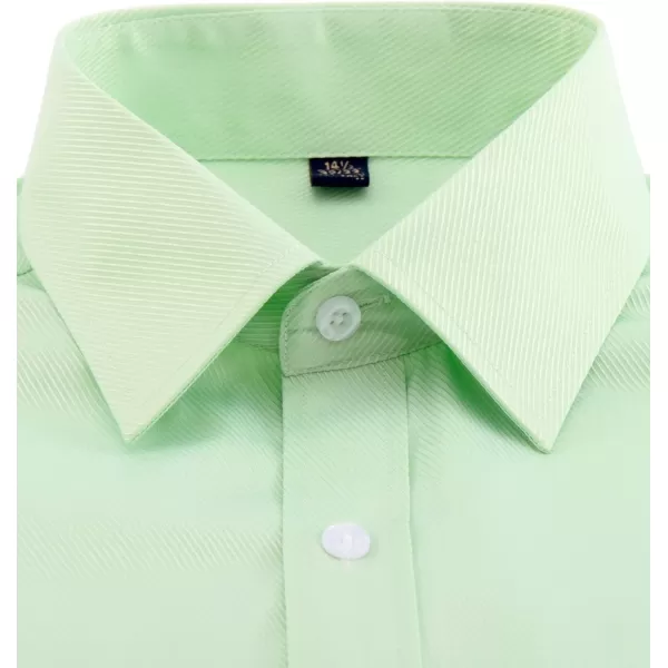 J.VER Men's French Cuff Dress Shirts Regular Fit Long Sleeve Spread Collar Metal Cufflink