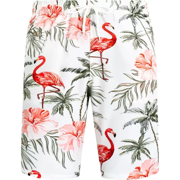 J.VER Men's Hawaiian Shirts Casual Button Down Short Sleeve Shirts Set Printed Shorts Beach Tropical Hawaii Suits