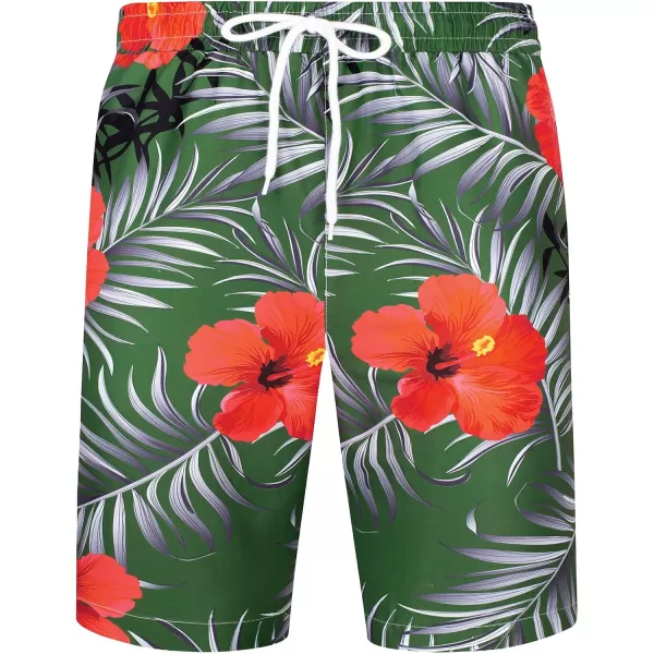 J.VER Men's Hawaiian Shirts Casual Button Down Short Sleeve Shirts Set Printed Shorts Beach Tropical Hawaii Suits