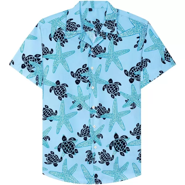 J.VER Men's Hawaiian Shirts Casual Button Down Short Sleeve Shirts Set Printed Shorts Beach Tropical Hawaii Suits