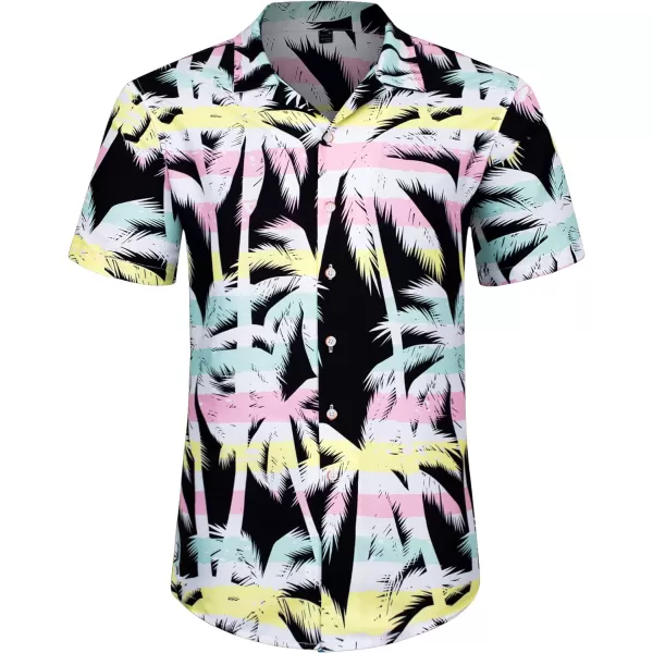 J.VER Men's Hawaiian Shirts Casual Button Down Short Sleeve Shirts Set Printed Shorts Beach Tropical Hawaii Suits