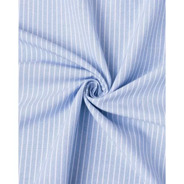J.VER Men's Oxford Shirt Solid Casual Button Down Collar Shirts Long Sleeve Dress Shirts with Pocket
