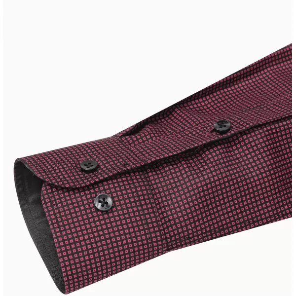 J.VER Men's Printed Dress Shirts Casual Long Sleeve Stylish Button Down Shirt