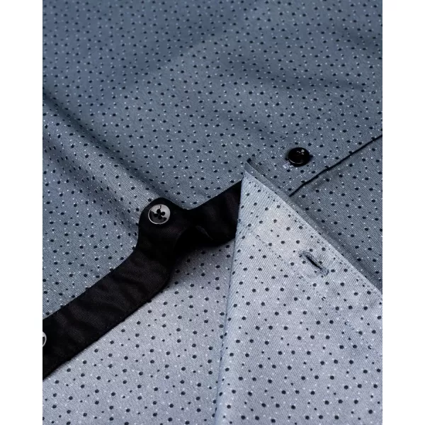 J.VER Men's Printed Dress Shirts Casual Long Sleeve Stylish Button Down Shirt