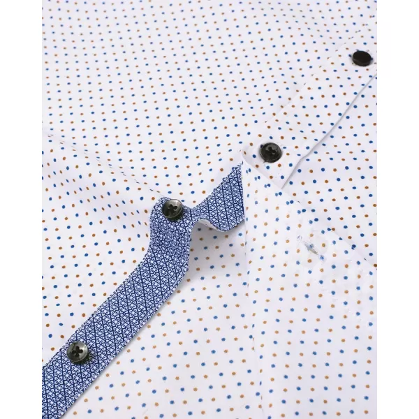 J.VER Men's Printed Dress Shirts Casual Long Sleeve Stylish Button Down Shirt