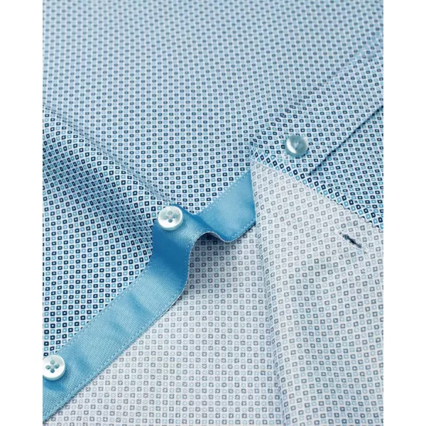 J.VER Men's Printed Dress Shirts Casual Long Sleeve Stylish Button Down Shirt