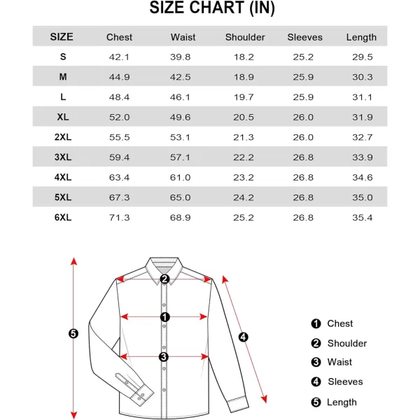 J.VER Men's Silk Satin Long Sleeve Dress Shirts Shiny Casual Button Down Shirt Luxury Party Prom Shirts