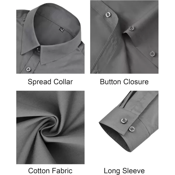 J.VER Womens Button Down Shirt Long Sleeve Dress Shirts Stretch Solid Work Blouse