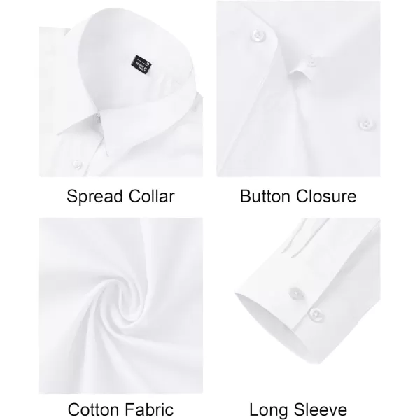 J.VER Womens Button Down Shirt Long Sleeve Dress Shirts Stretch Solid Work Blouse