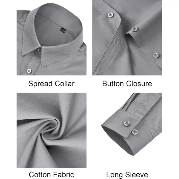 J.VER Womens Button Down Shirt Long Sleeve Dress Shirts Stretch Solid Work Blouse