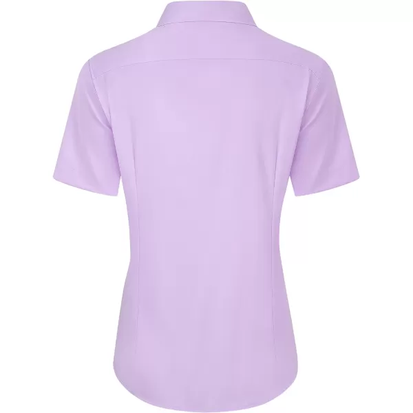 J.VER Womens Button Down Shirts Stretch Wrinkle Free Formal Short Sleeve Dress Shirt Summer Work Blouses Business Casual Tops
