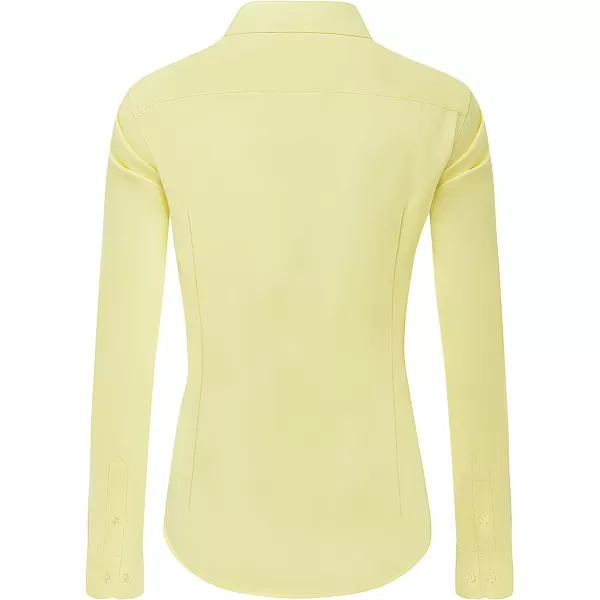 J.VER Womens Dress Shirts Long Sleeve Button Down Shirts Wrinkle-Free Solid Work Blouse