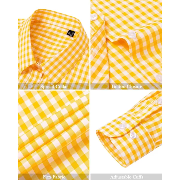 J.VER Womens Dress Shirts Long Sleeve Button Down Shirts Wrinkle-Free Solid Work Blouse