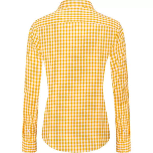 J.VER Womens Dress Shirts Long Sleeve Button Down Shirts Wrinkle-Free Solid Work Blouse