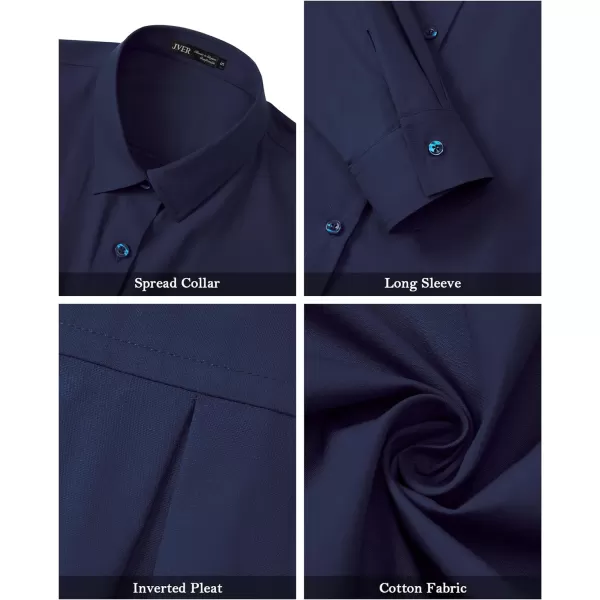 J.VER Womens Oversized Button Down Shirts Casual Long Sleeve Lightweight Breathable Solid Cotton Blouse Office Dress Shirt