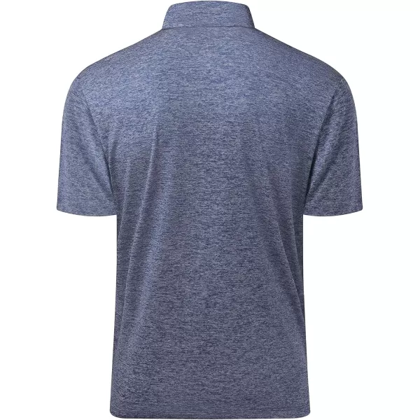 Men's Golf Polo Shirts Quick Dry Moisture Wicking Performance Stretch Short Sleeve Shirt Athletic Wrinkle-Free Summer Tops