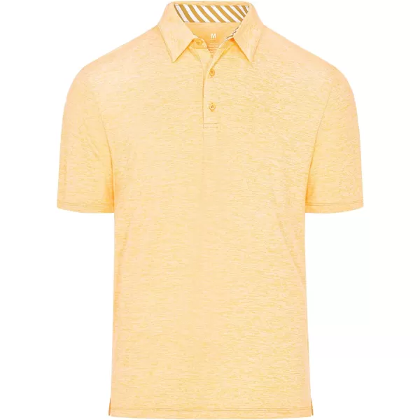 Men's Golf Polo Shirts Quick Dry Moisture Wicking Performance Stretch Short Sleeve Shirt Athletic Wrinkle-Free Summer Tops