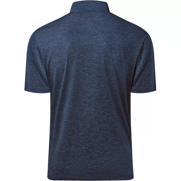Men's Golf Polo Shirts Quick Dry Moisture Wicking Performance Stretch Short Sleeve Shirt Athletic Wrinkle-Free Summer Tops