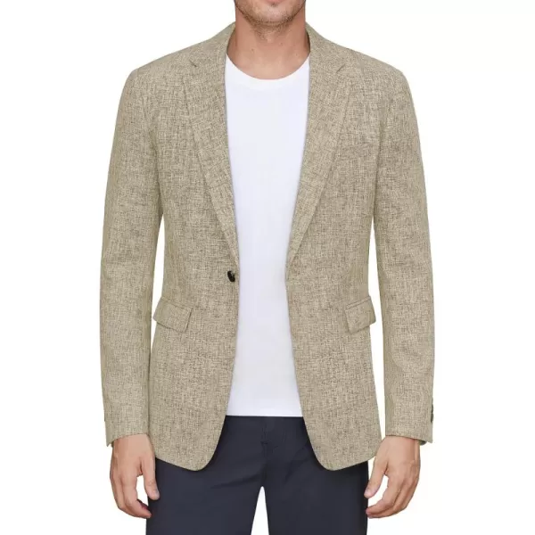 J.VER Mens Casual Blazer Sport Coat One Button Business Stylish Suit Jacket