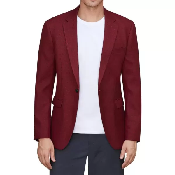J.VER Mens Casual Blazer Sport Coat One Button Business Stylish Suit Jacket