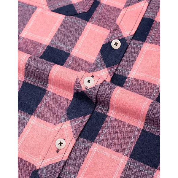 J.VER Men's Flannel Plaid Shirts Long Sleeve Regular Fit Casual Button Down Checkered Buffalo Plaid Shirt for Fall Winter