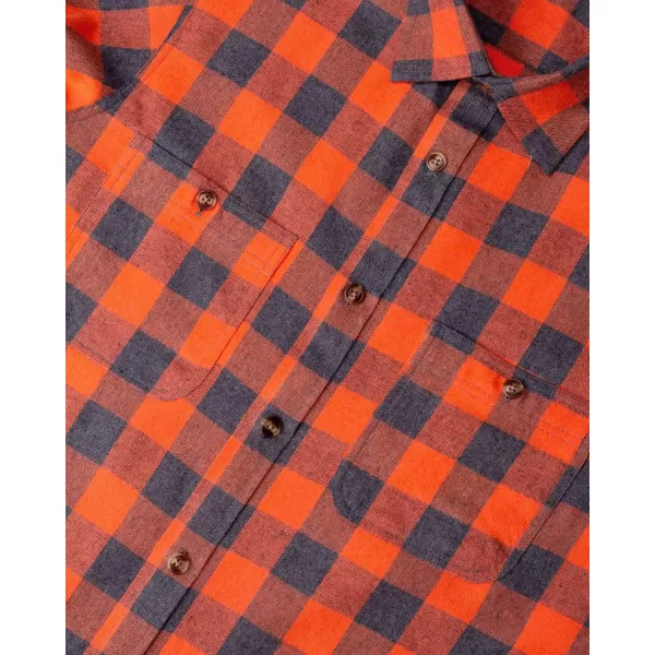 J.VER Men's Flannel Plaid Shirts Long Sleeve Regular Fit Casual Button Down Checkered Buffalo Plaid Shirt for Fall Winter