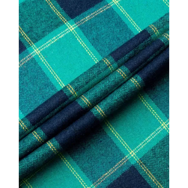 J.VER Men's Flannel Plaid Shirts Long Sleeve Regular Fit Casual Button Down Checkered Buffalo Plaid Shirt for Fall Winter