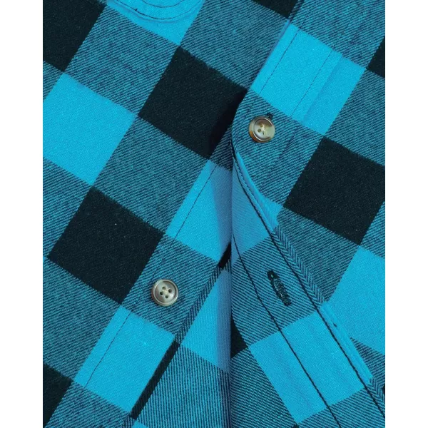 J.VER Men's Flannel Plaid Shirts Long Sleeve Regular Fit Casual Button Down Checkered Buffalo Plaid Shirt for Fall Winter