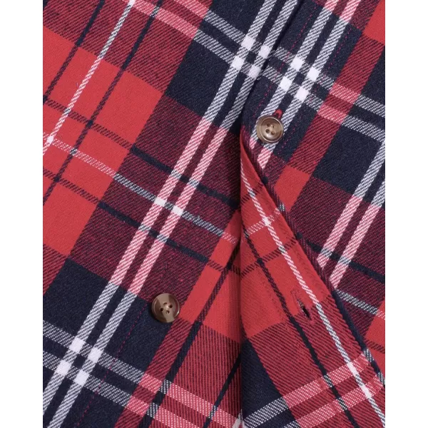 J.VER Men's Flannel Plaid Shirts Long Sleeve Regular Fit Casual Button Down Checkered Buffalo Plaid Shirt for Fall Winter