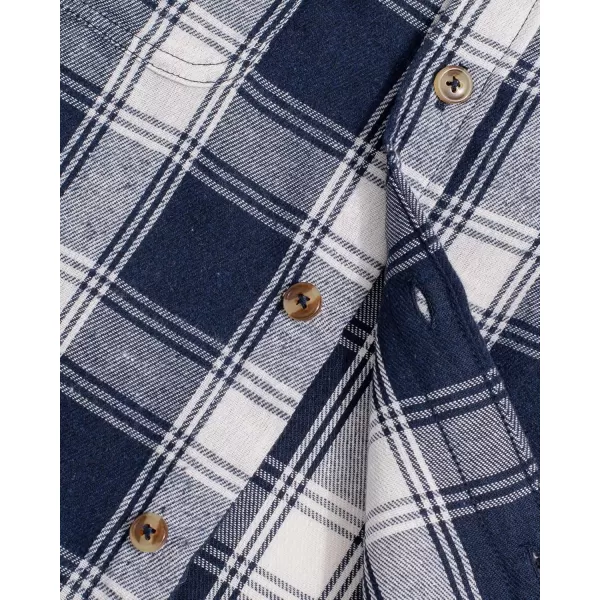 J.VER Men's Flannel Plaid Shirts Long Sleeve Regular Fit Casual Button Down Checkered Buffalo Plaid Shirt for Fall Winter